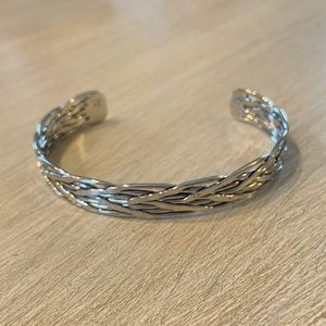 Silver Braided Bracelet